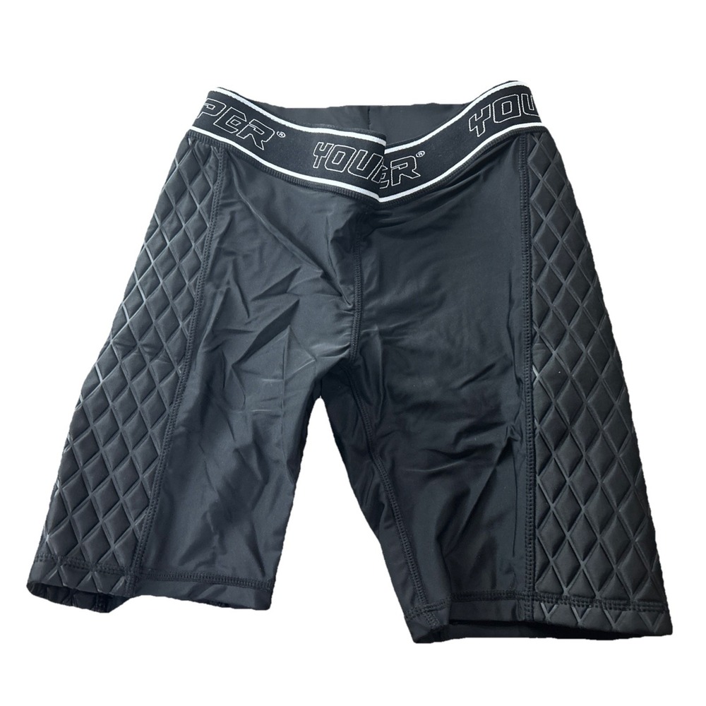 Youper Professional Series Womens Softball Sliding Shorts Black Small YWPSS-02